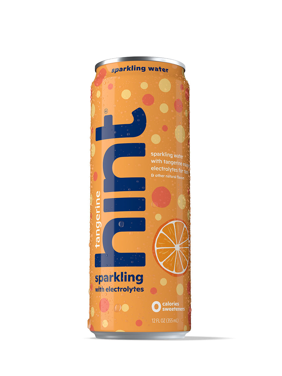 hint sparkling with electrolytes - tangerine