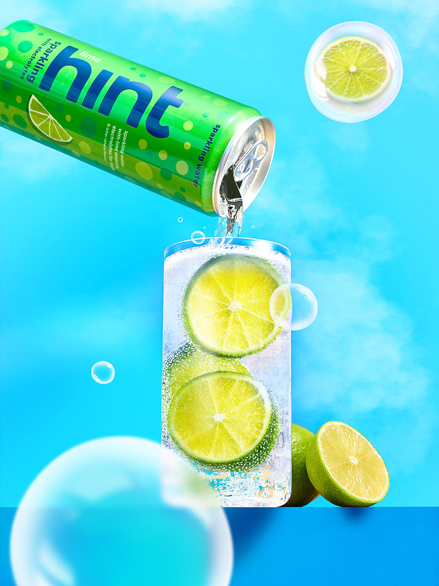 hint sparkling with electrolytes - lime