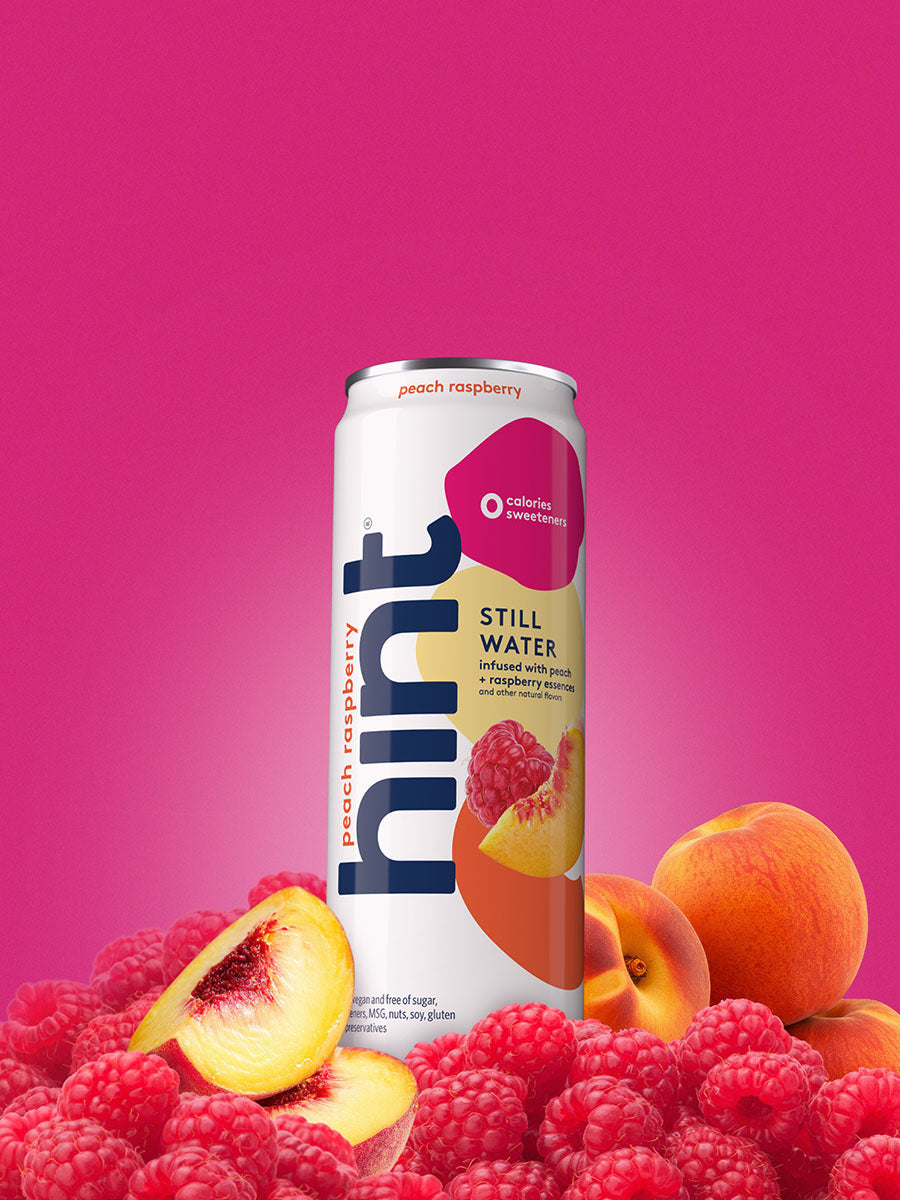 hint® Peach Raspberry water - 12 pack 12oz still cans