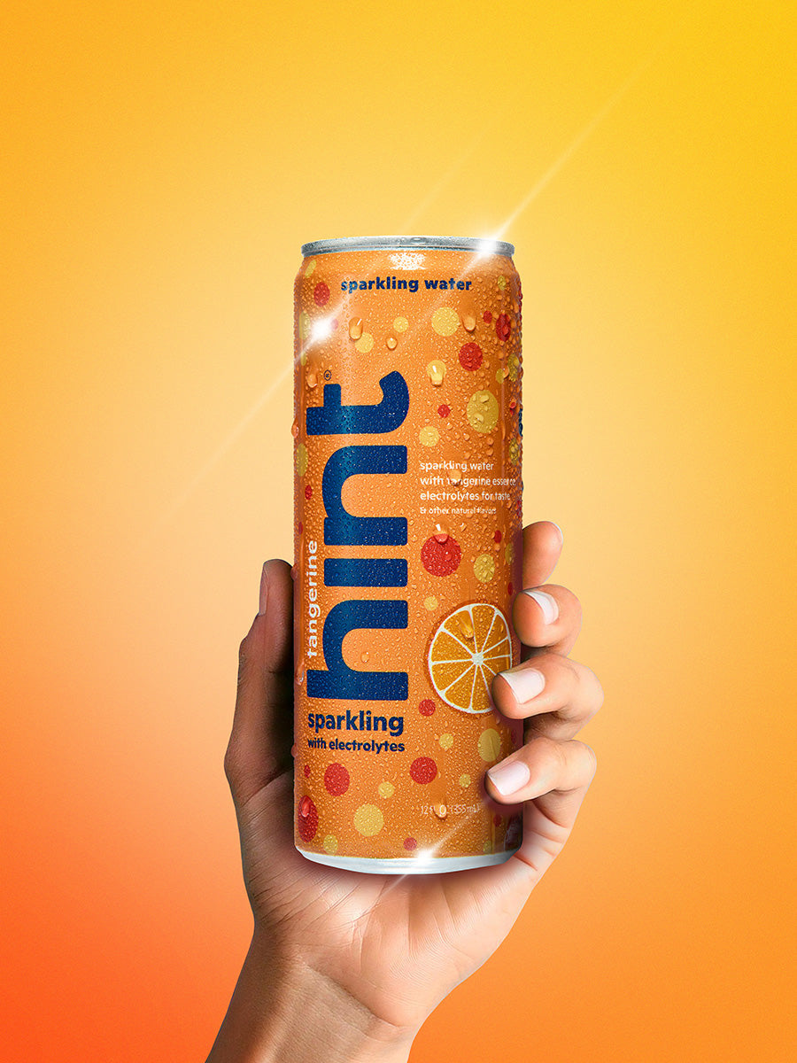 hint sparkling with electrolytes - tangerine