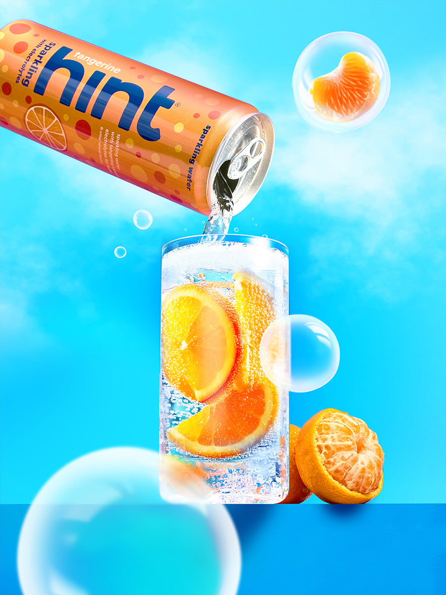 hint sparkling with electrolytes - tangerine